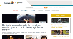 Desktop Screenshot of portaldotransito.com.br